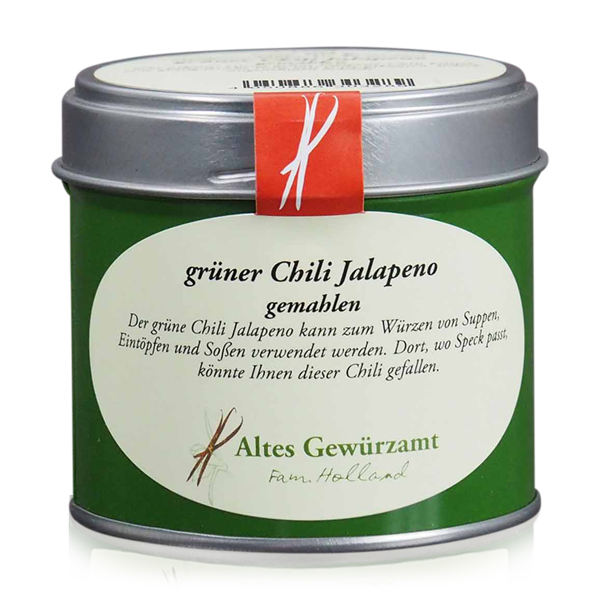 Chili Jalapeno Grün Gemahlen 60 g