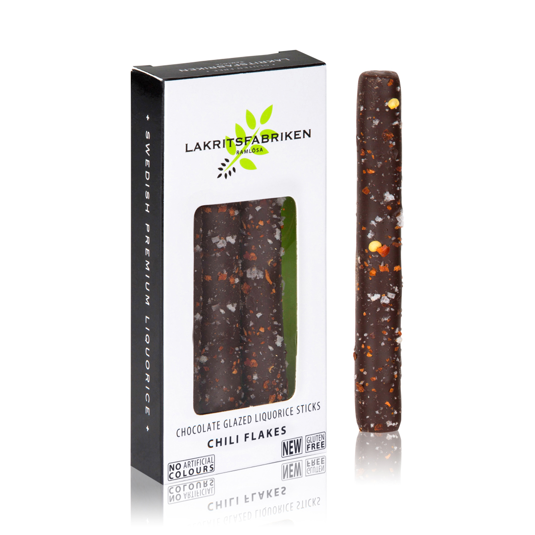 Lakritzfabriken Stangen Bitterschokolade + Chili 45 g